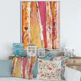 Orange Glam Natural Wood
