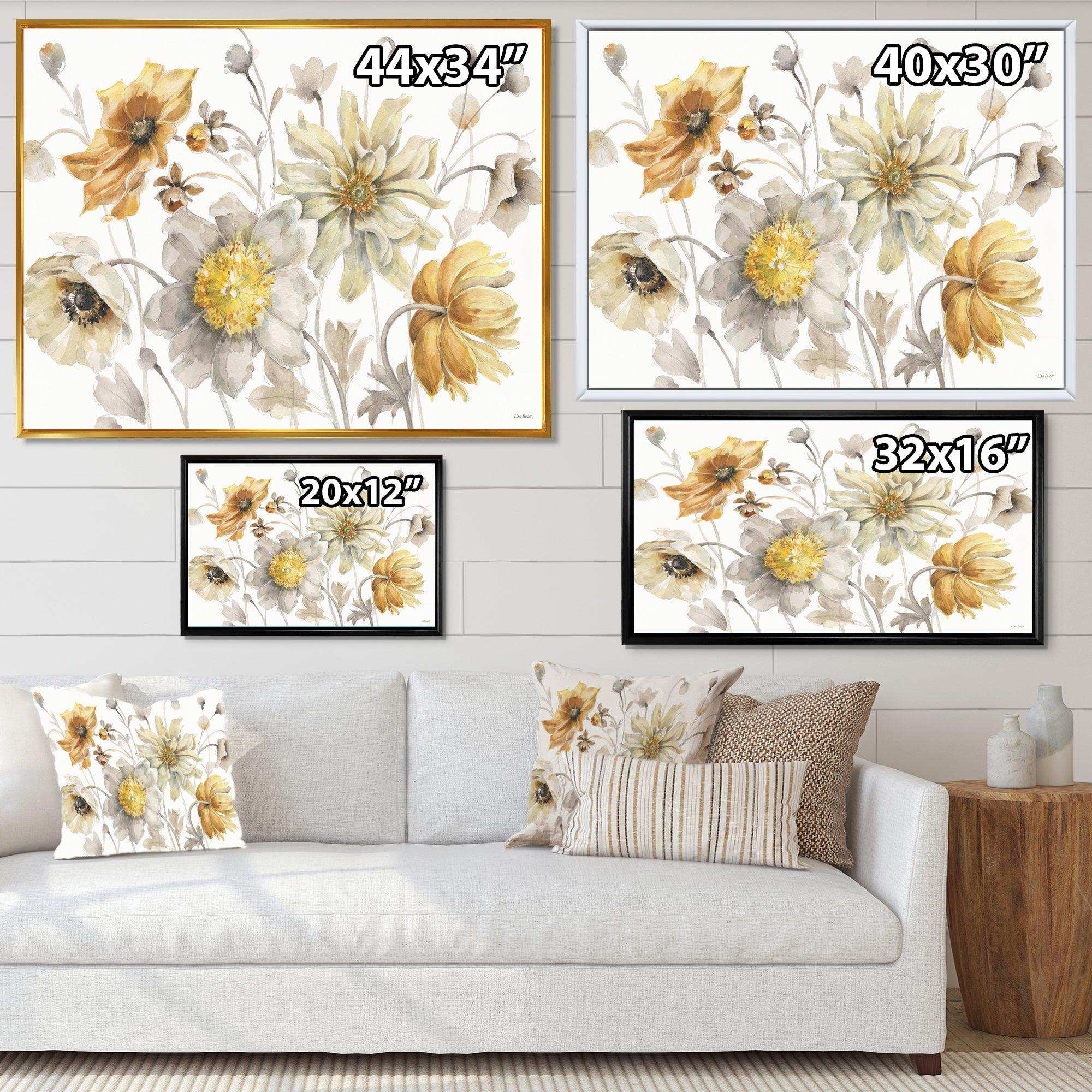 Fields of Gold Watercolor Flower VII