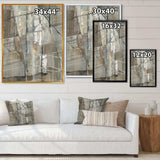 Grey Silver Geometric Composition