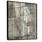 Grey Silver Geometric Composition