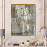 Grey Silver Geometric Composition