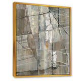 Grey Silver Geometric Composition