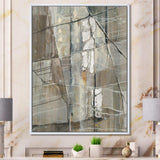 Grey Silver Geometric Composition