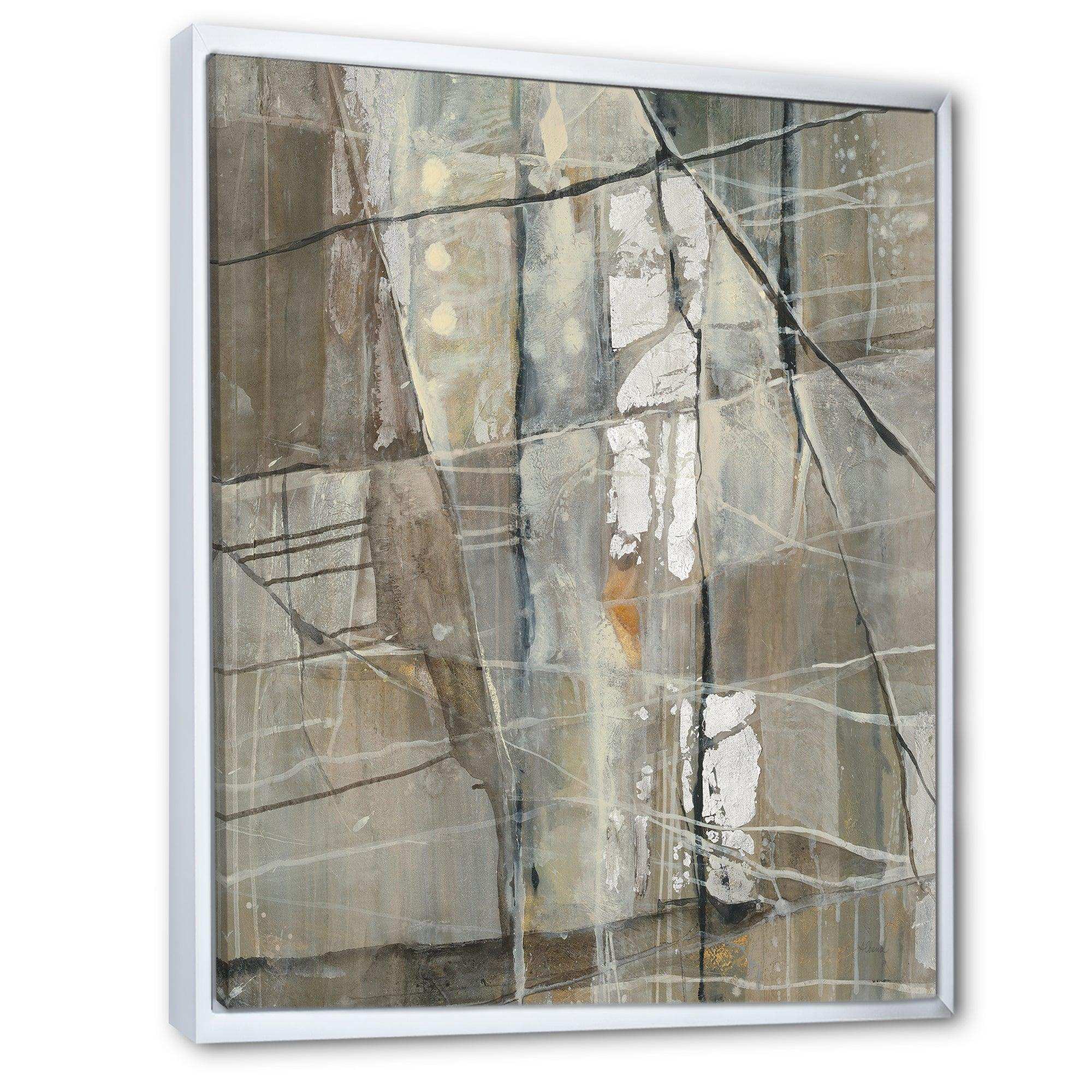 Grey Silver Geometric Composition