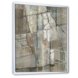 Grey Silver Geometric Composition