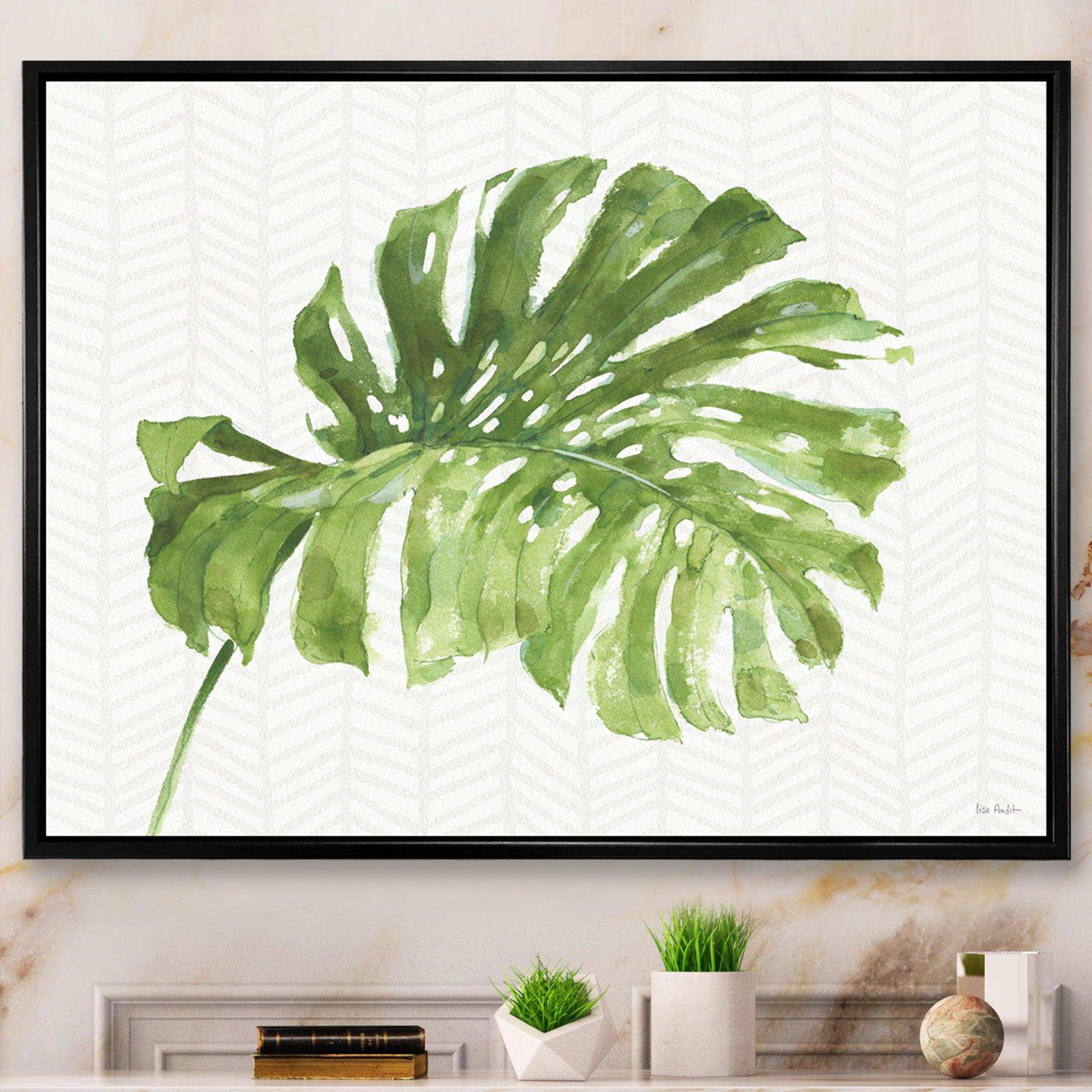Mixed Botanical Green Leaves V