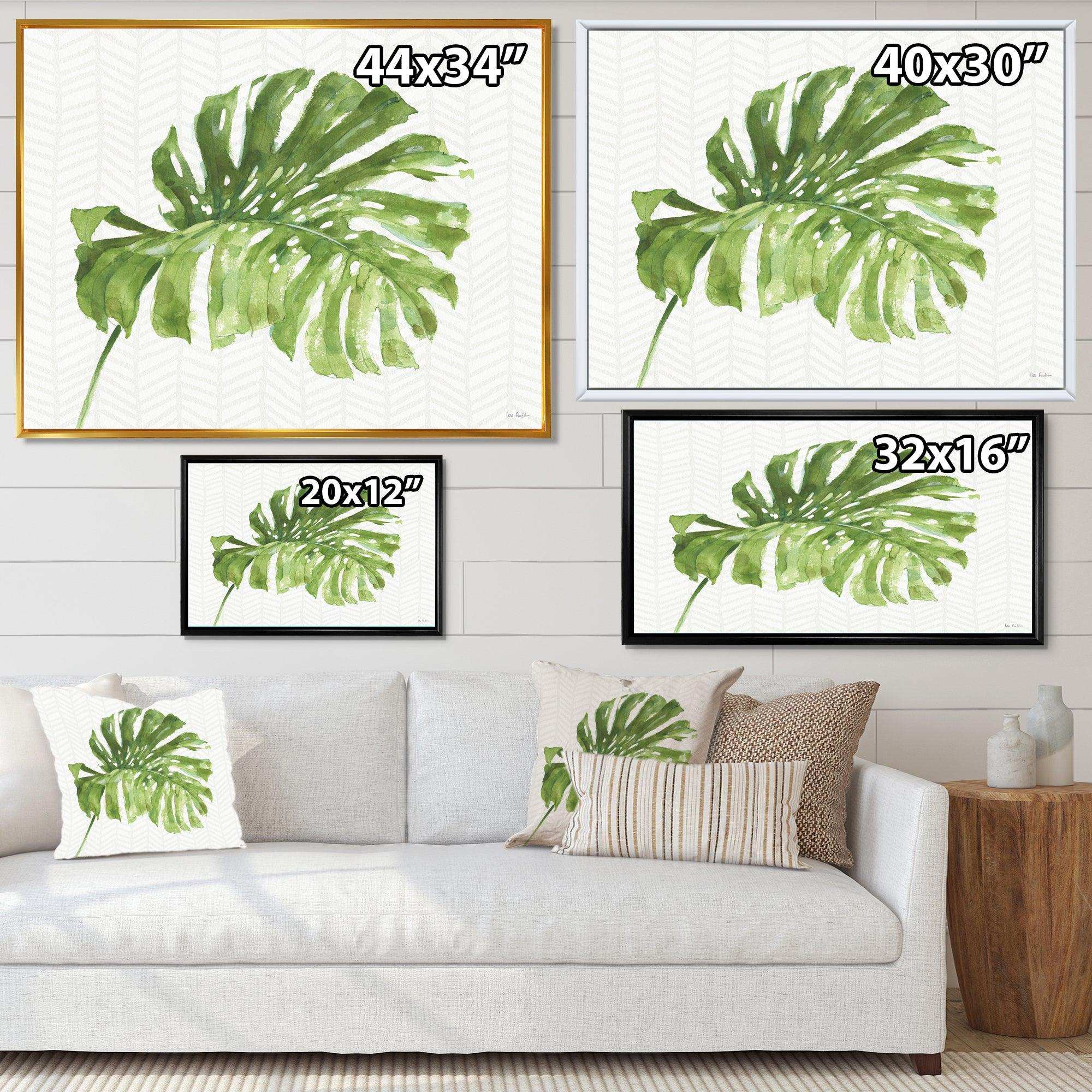 Mixed Botanical Green Leaves V