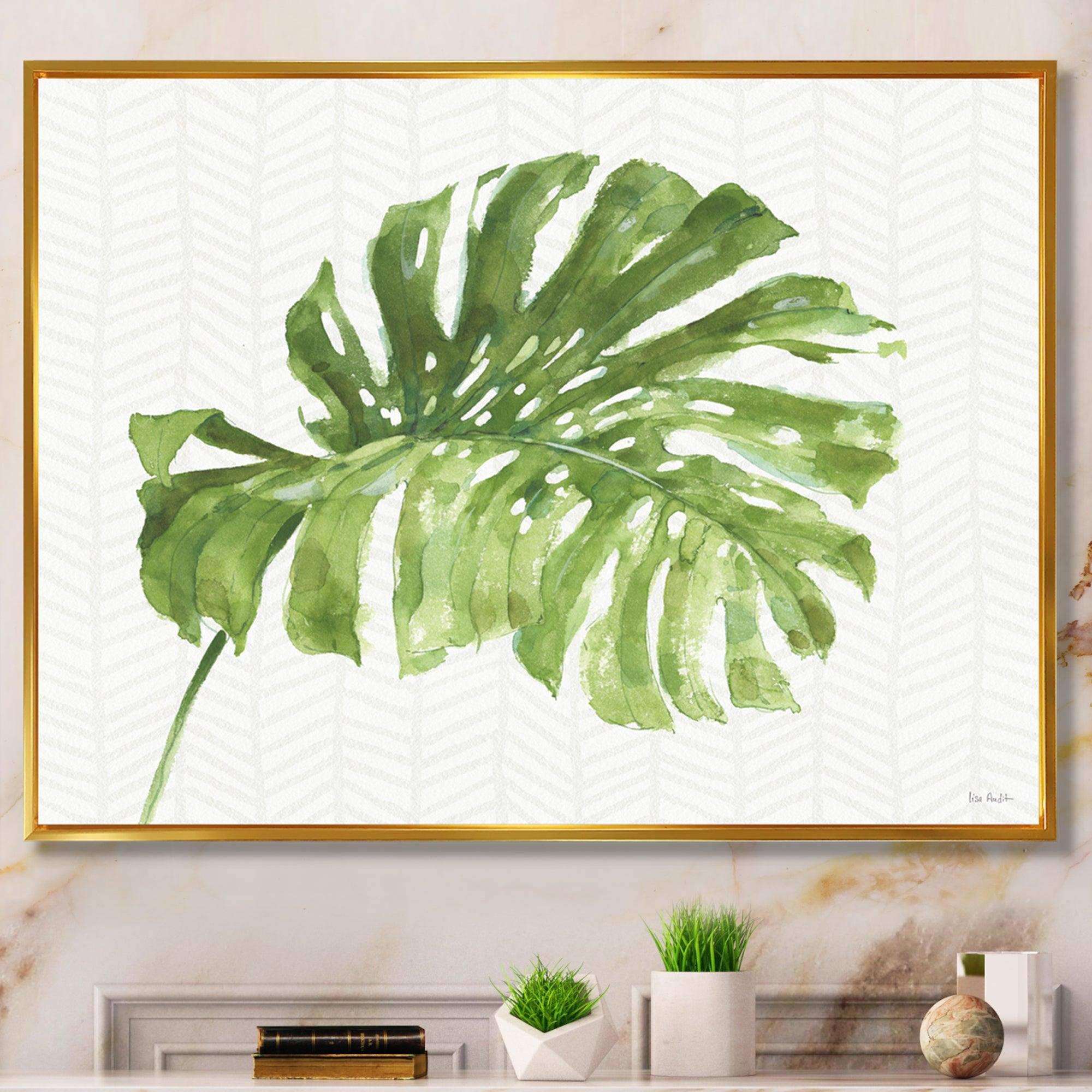 Mixed Botanical Green Leaves V