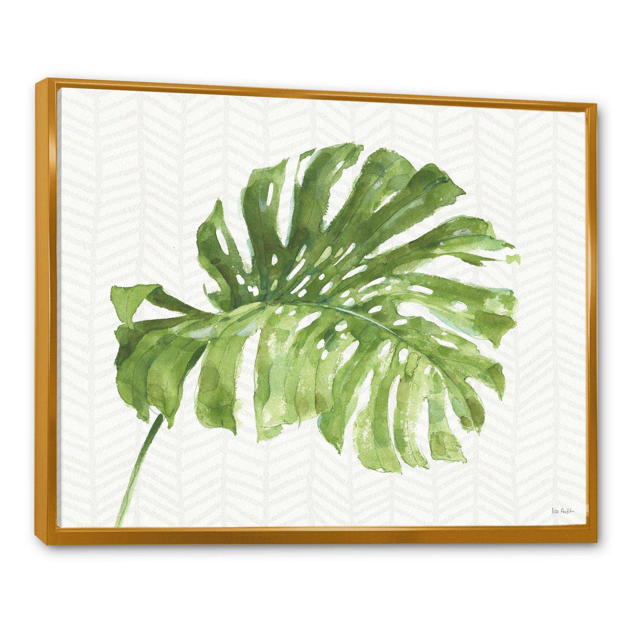Mixed Botanical Green Leaves V