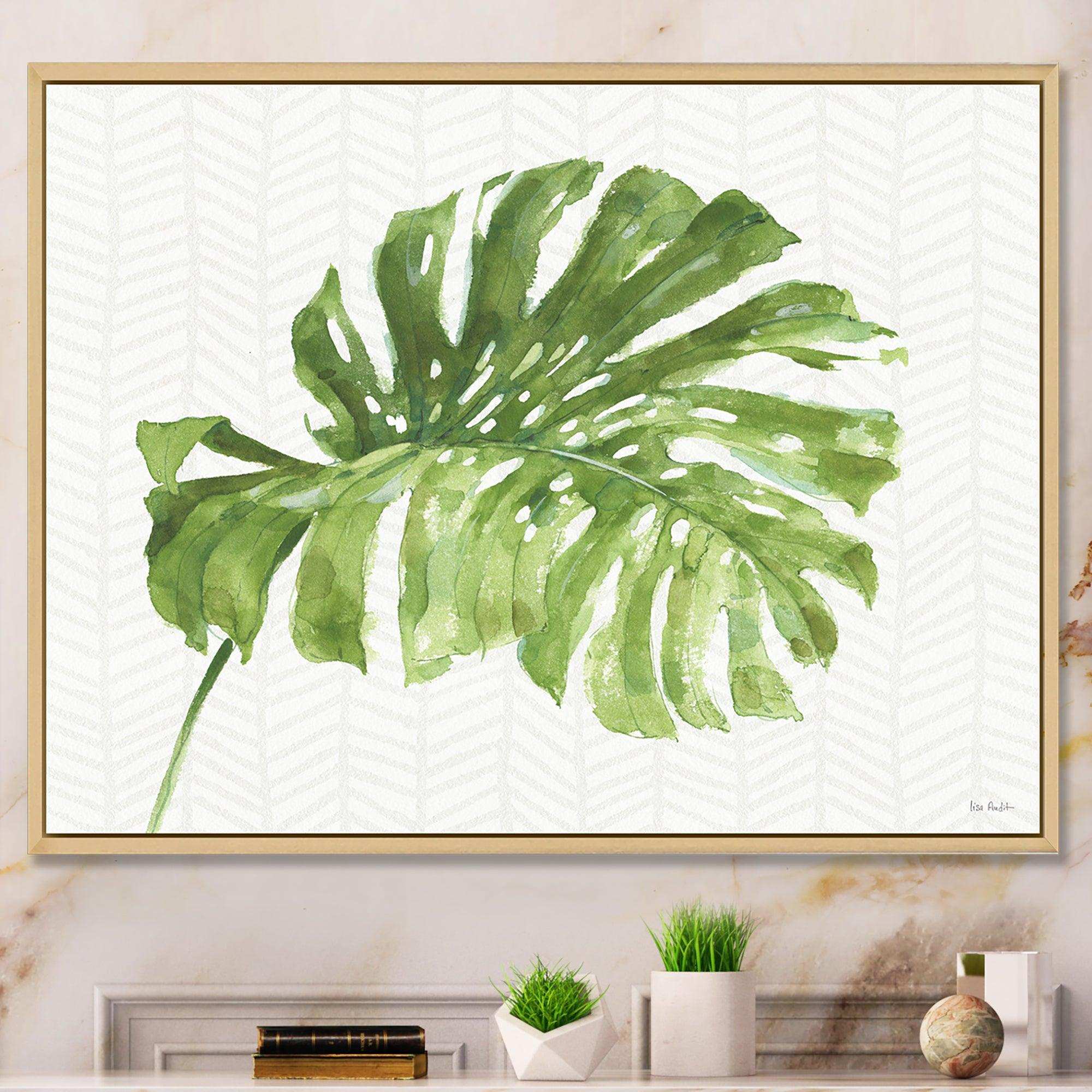 Mixed Botanical Green Leaves V