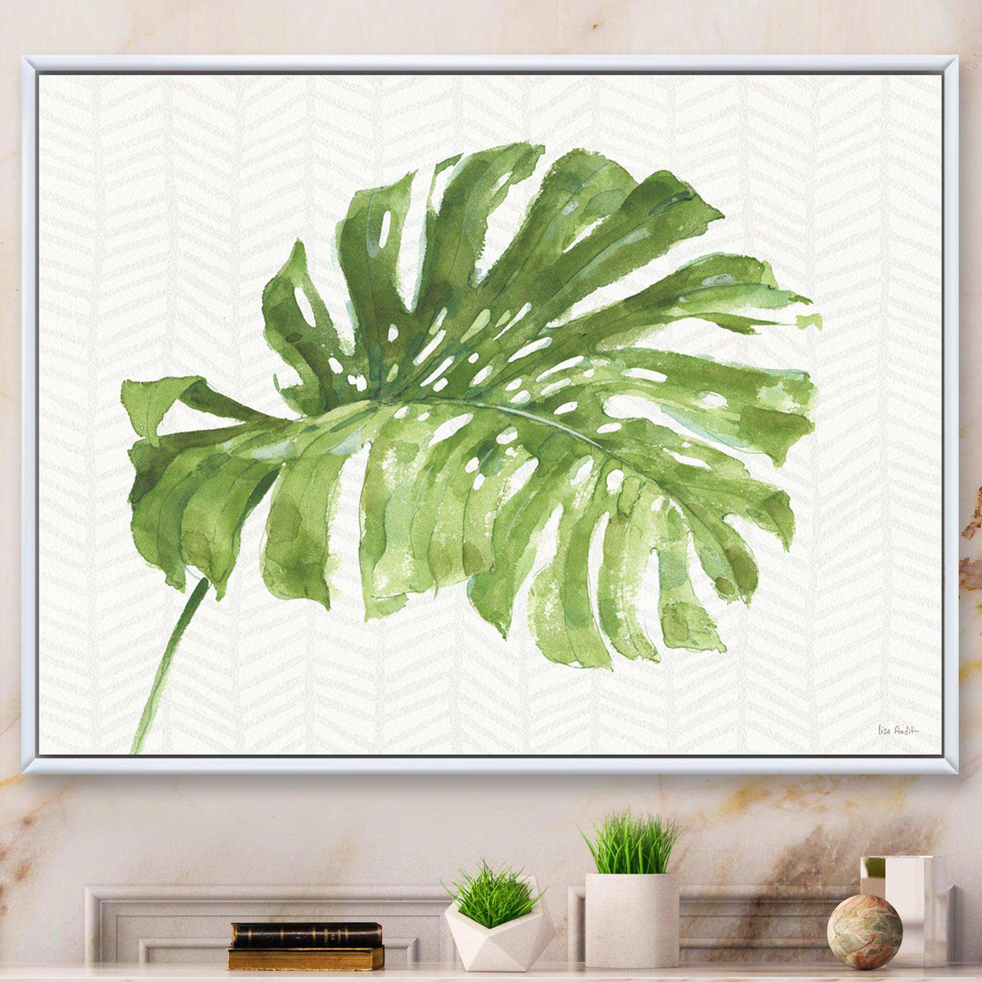Mixed Botanical Green Leaves V