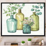 Mixed Botanical Green Leaves VIII