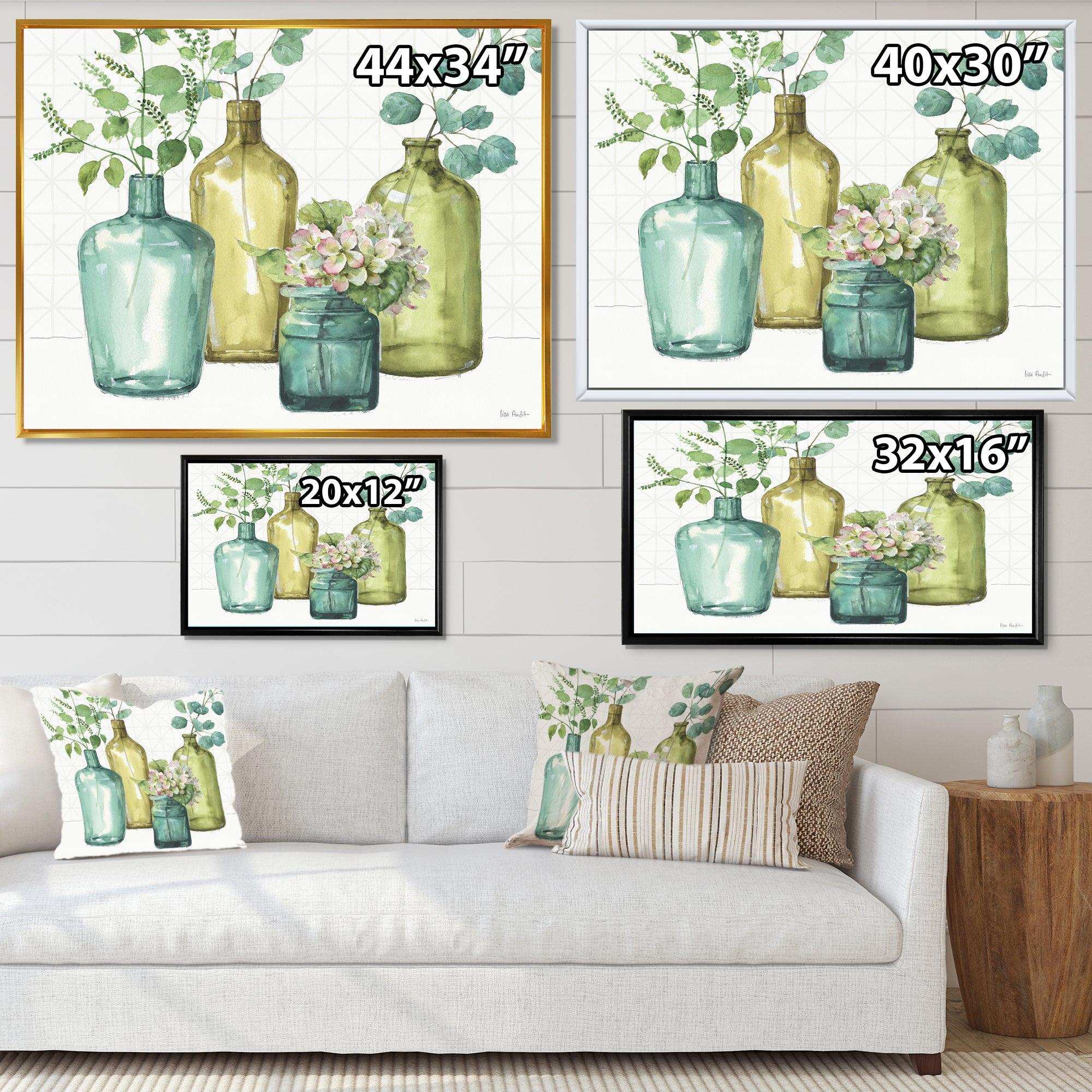 Mixed Botanical Green Leaves VIII