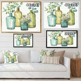 Mixed Botanical Green Leaves VIII