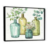 Mixed Botanical Green Leaves VIII