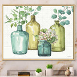 Mixed Botanical Green Leaves VIII