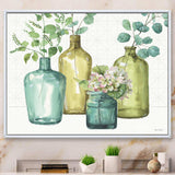 Mixed Botanical Green Leaves VIII