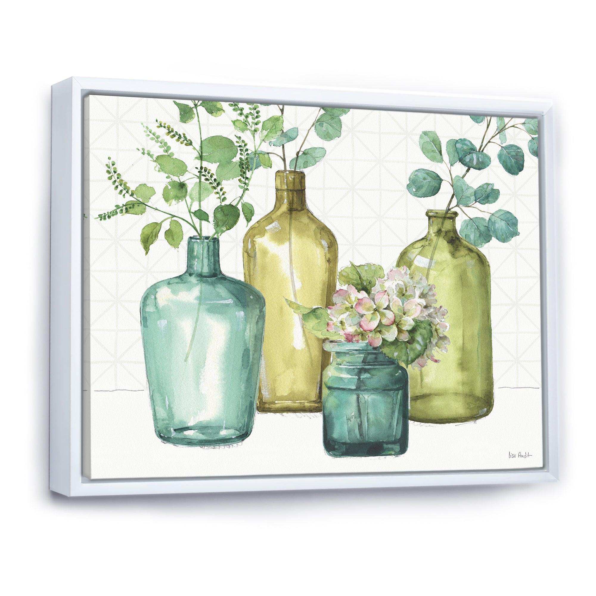 Mixed Botanical Green Leaves VIII