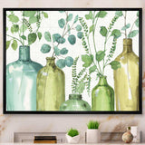 Mixed Botanical Green Leaves I0