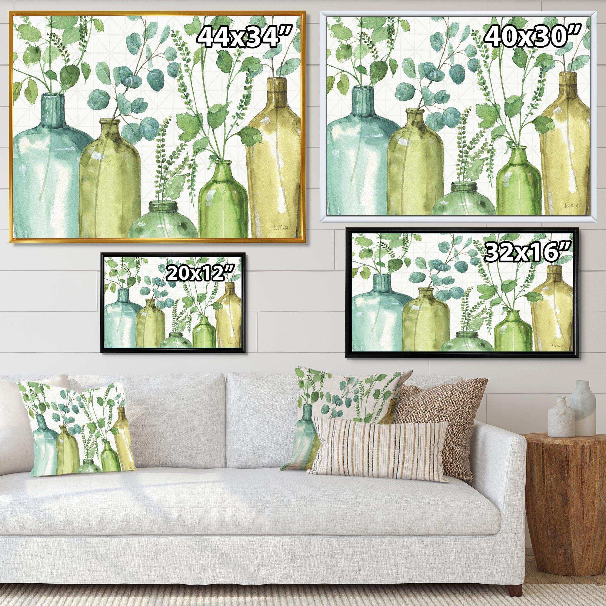 Mixed Botanical Green Leaves I0