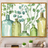 Mixed Botanical Green Leaves I0