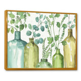 Mixed Botanical Green Leaves I0