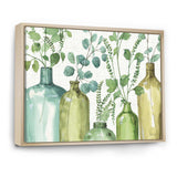 Mixed Botanical Green Leaves I0