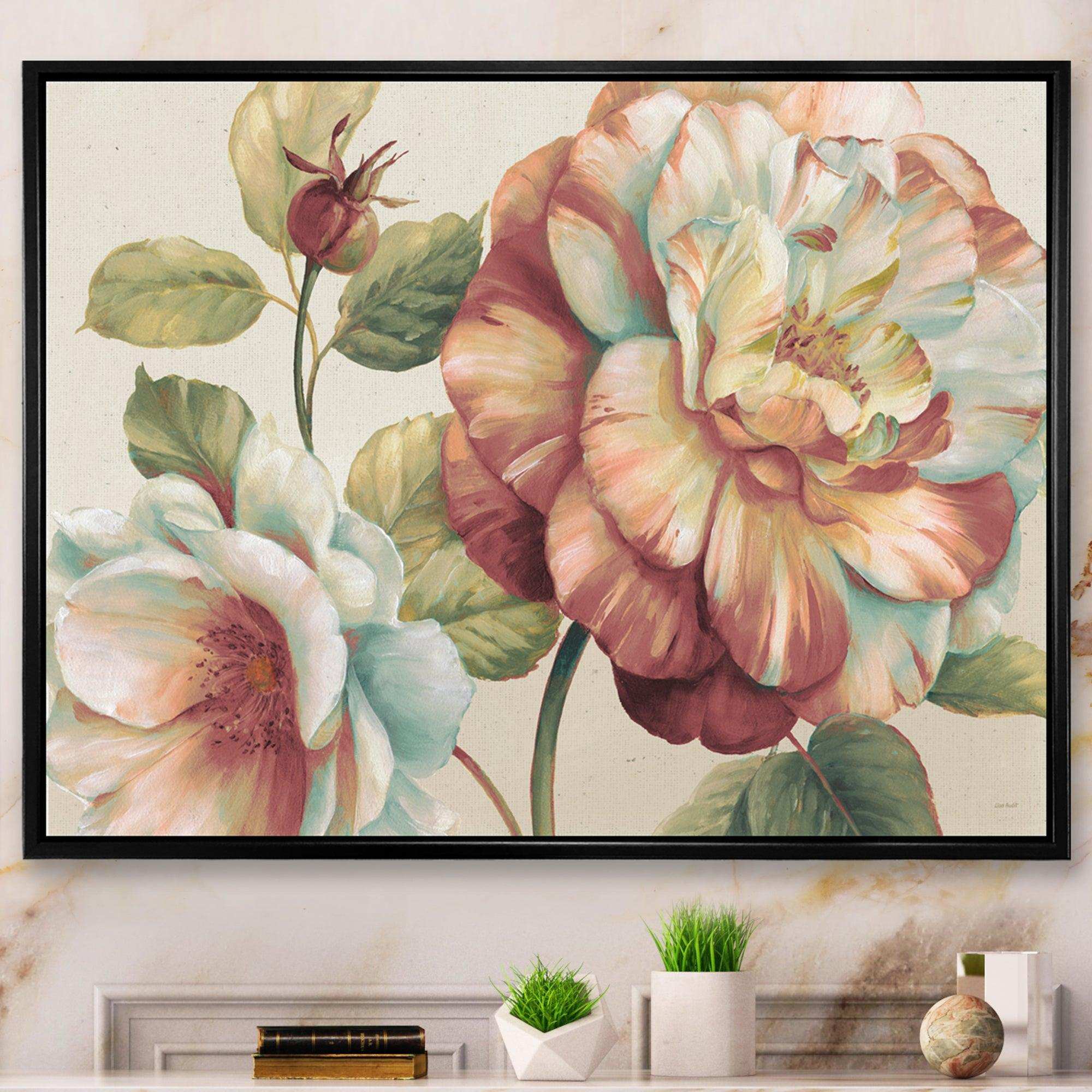 Romantic Dark Rose Blossing Flowers