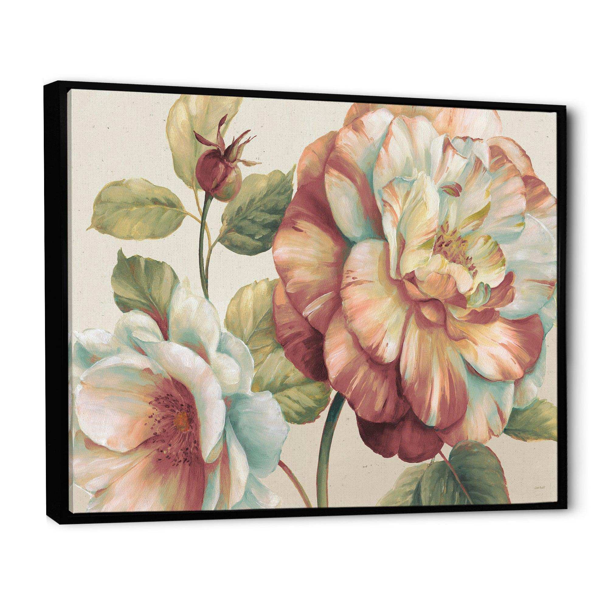 Romantic Dark Rose Blossing Flowers