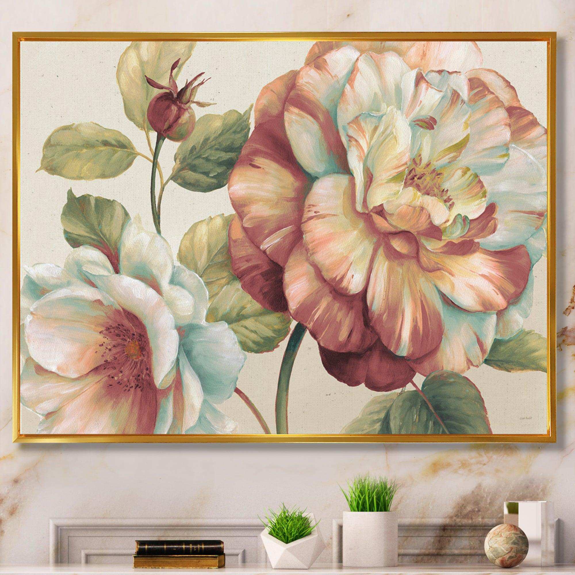 Romantic Dark Rose Blossing Flowers