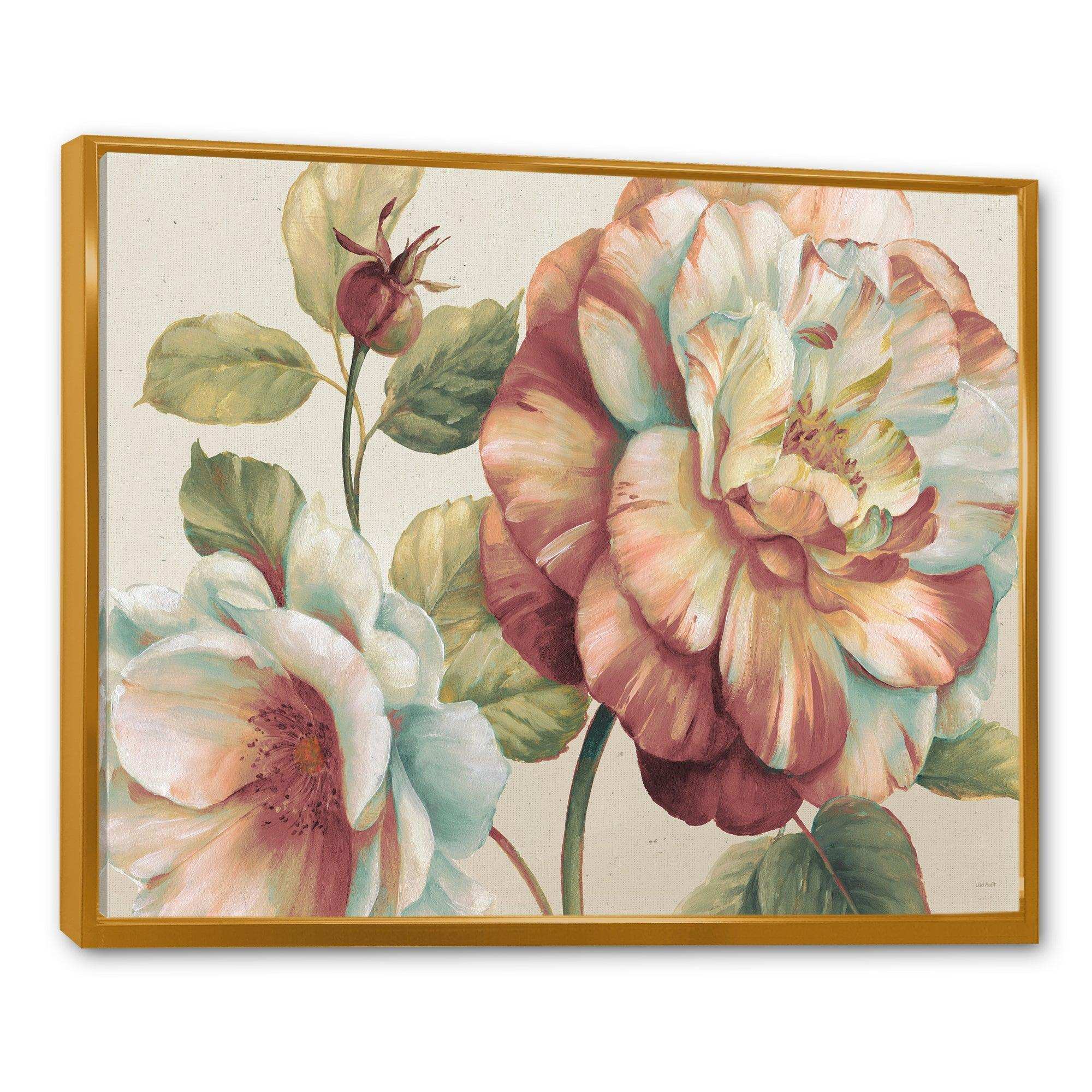 Romantic Dark Rose Blossing Flowers