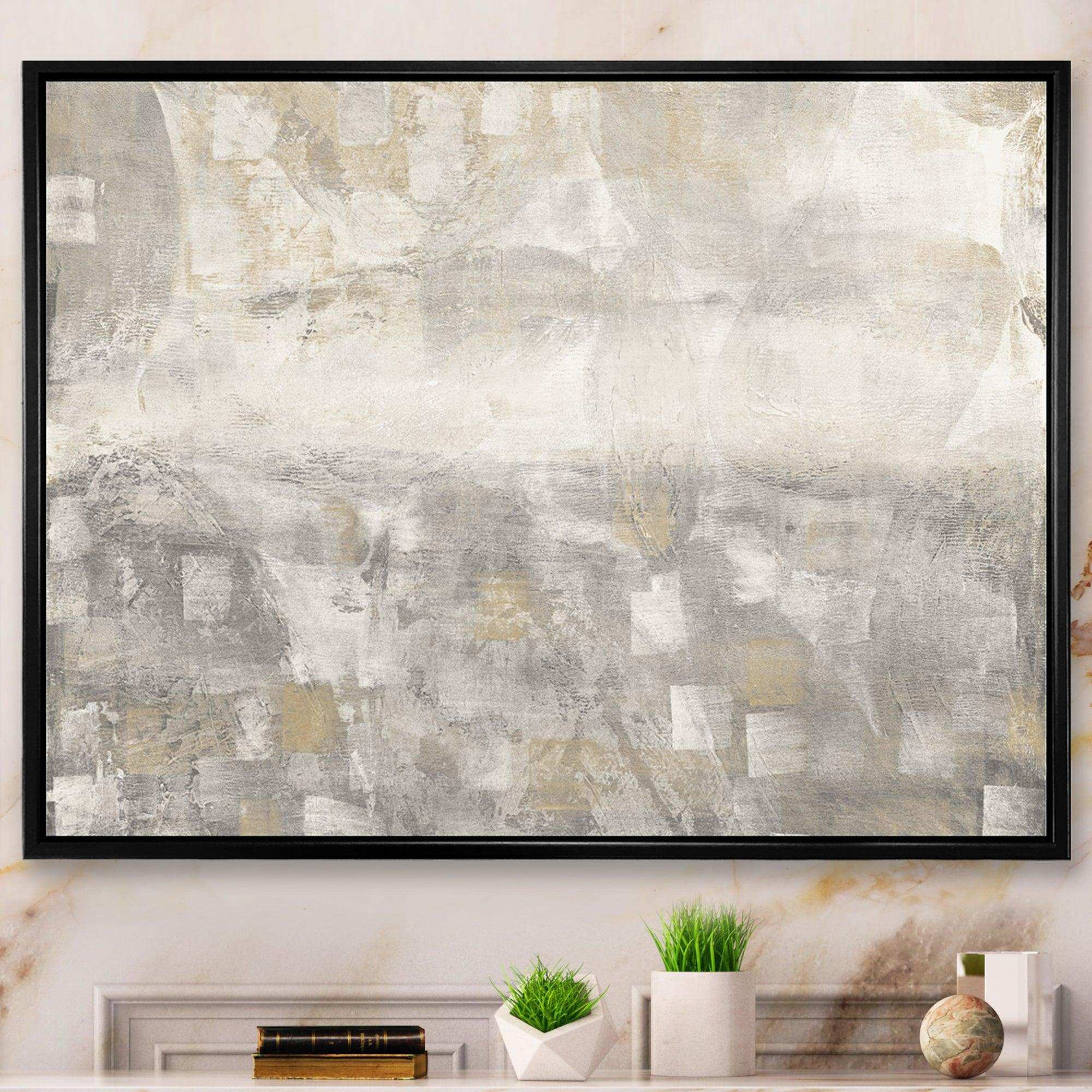 Gray Abstract Watercolor
