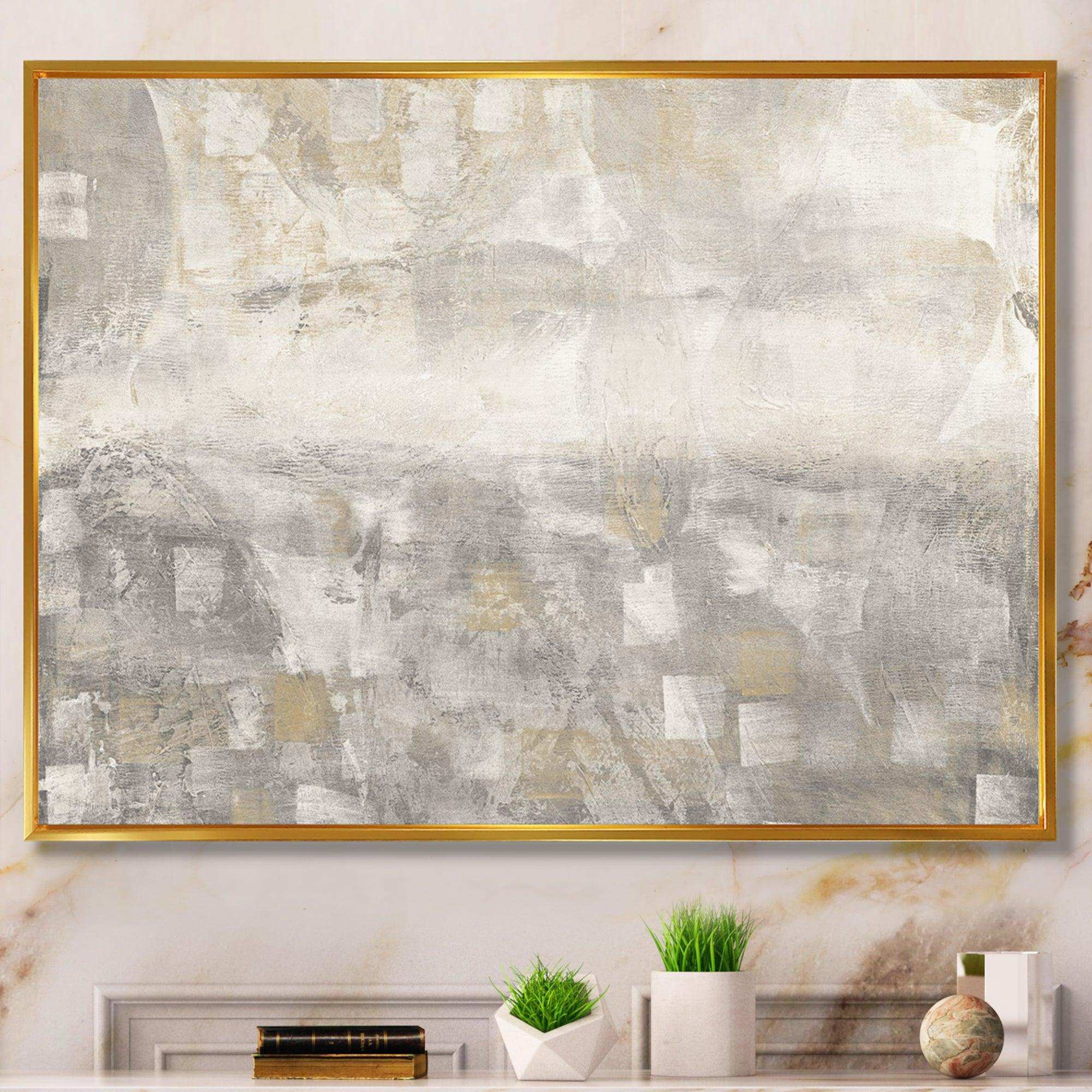 Gray Abstract Watercolor