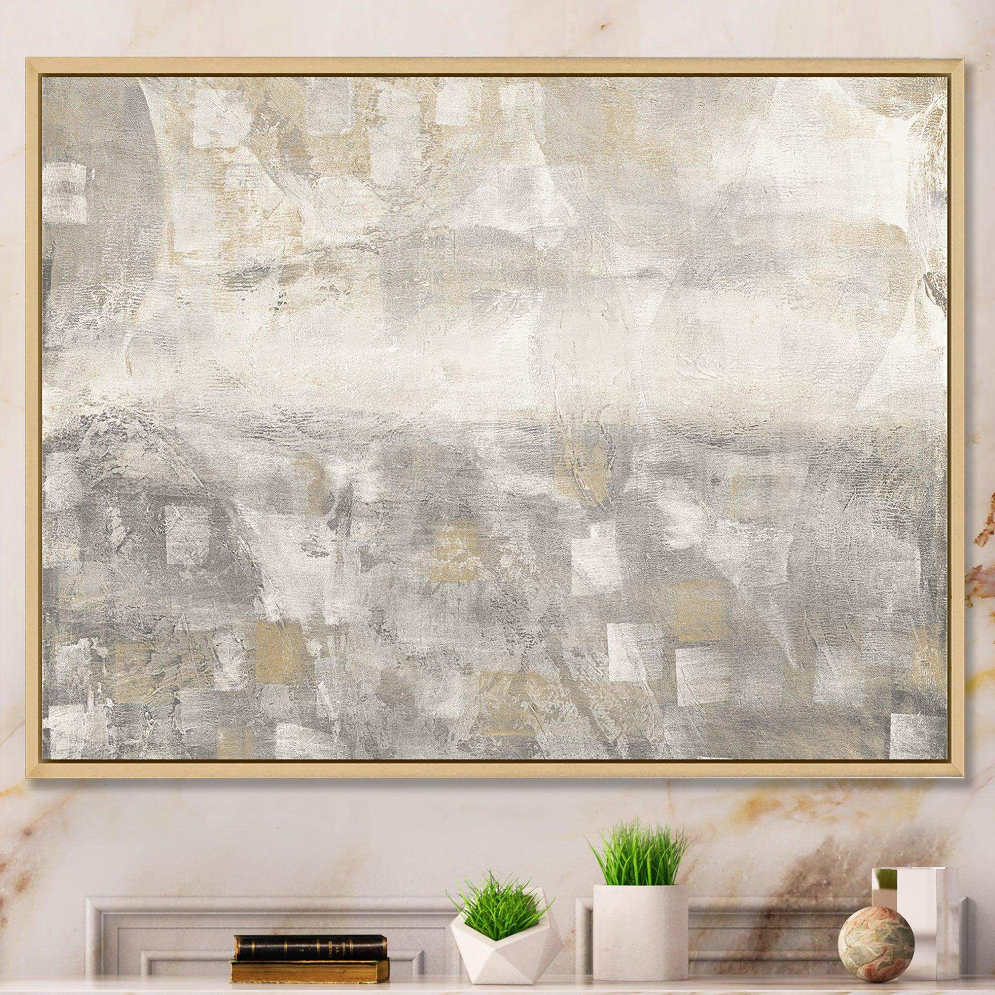 Gray Abstract Watercolor