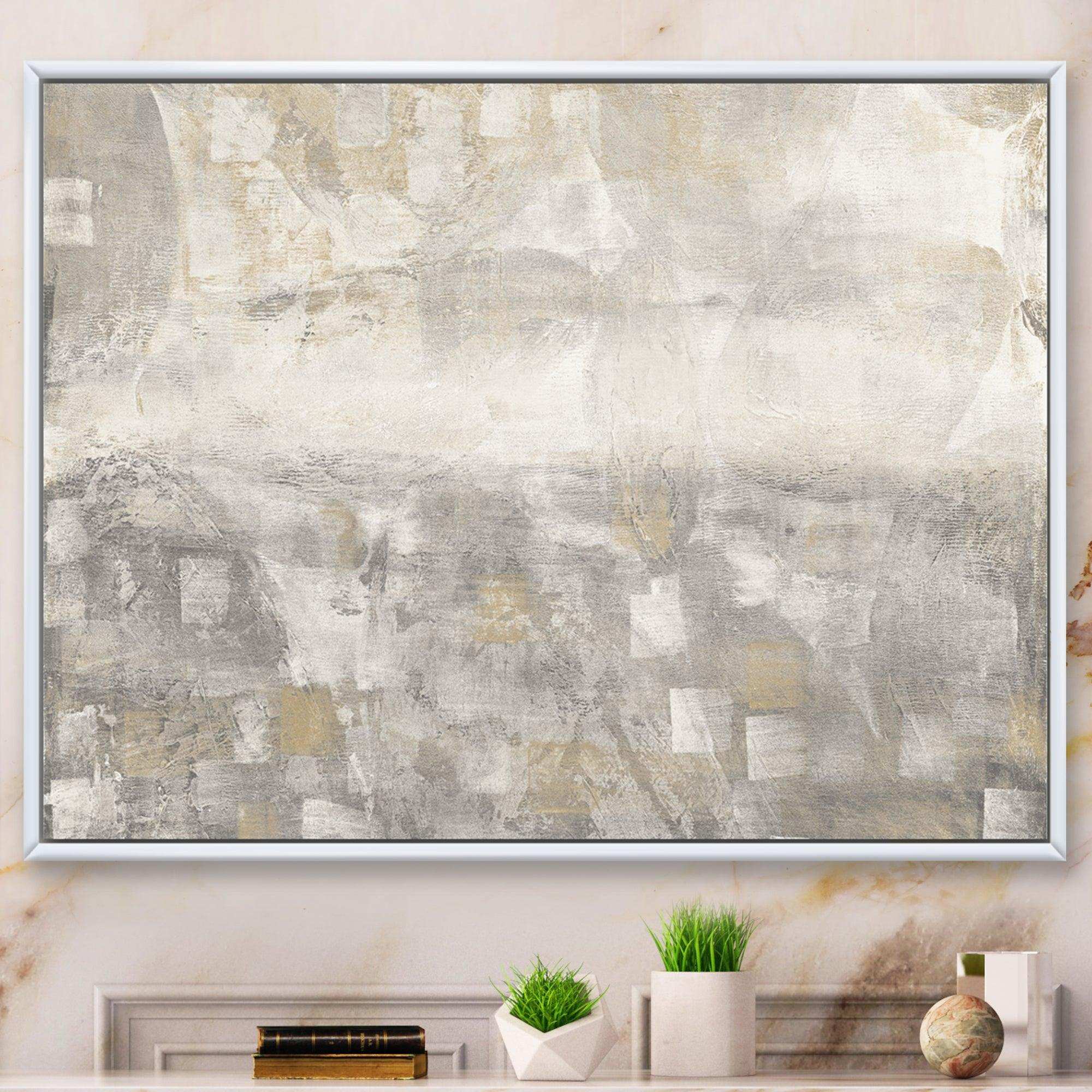 Gray Abstract Watercolor