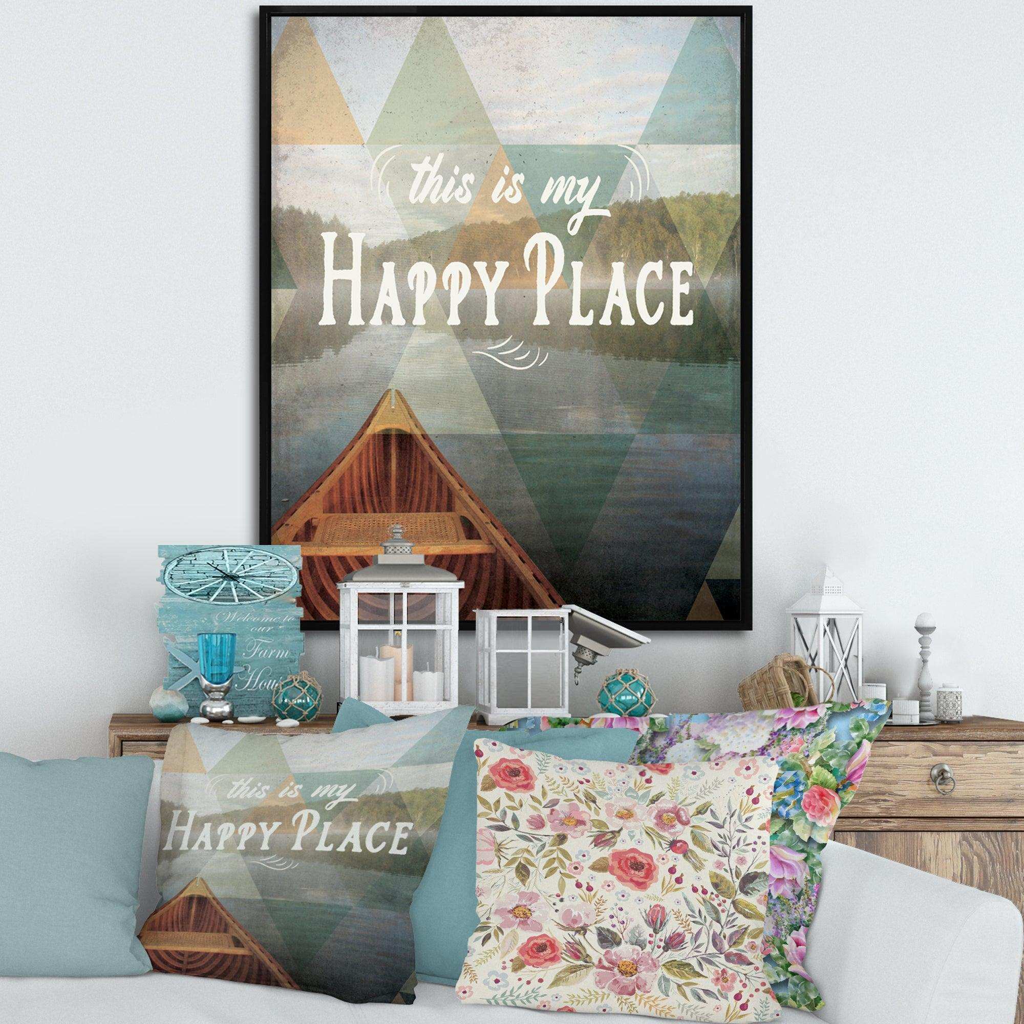 Lake House Happy Quote