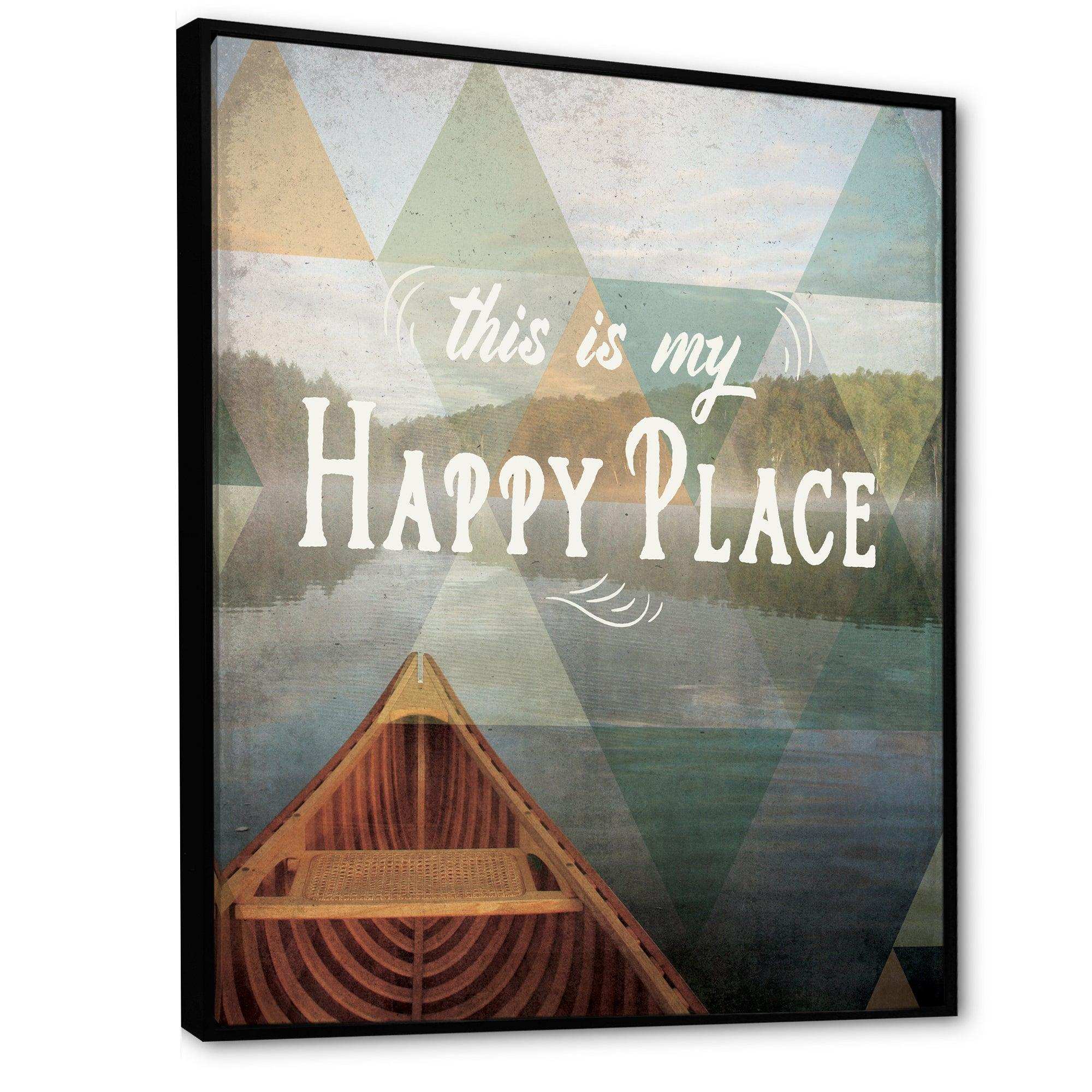 Lake House Happy Quote