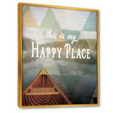 Lake House Happy Quote