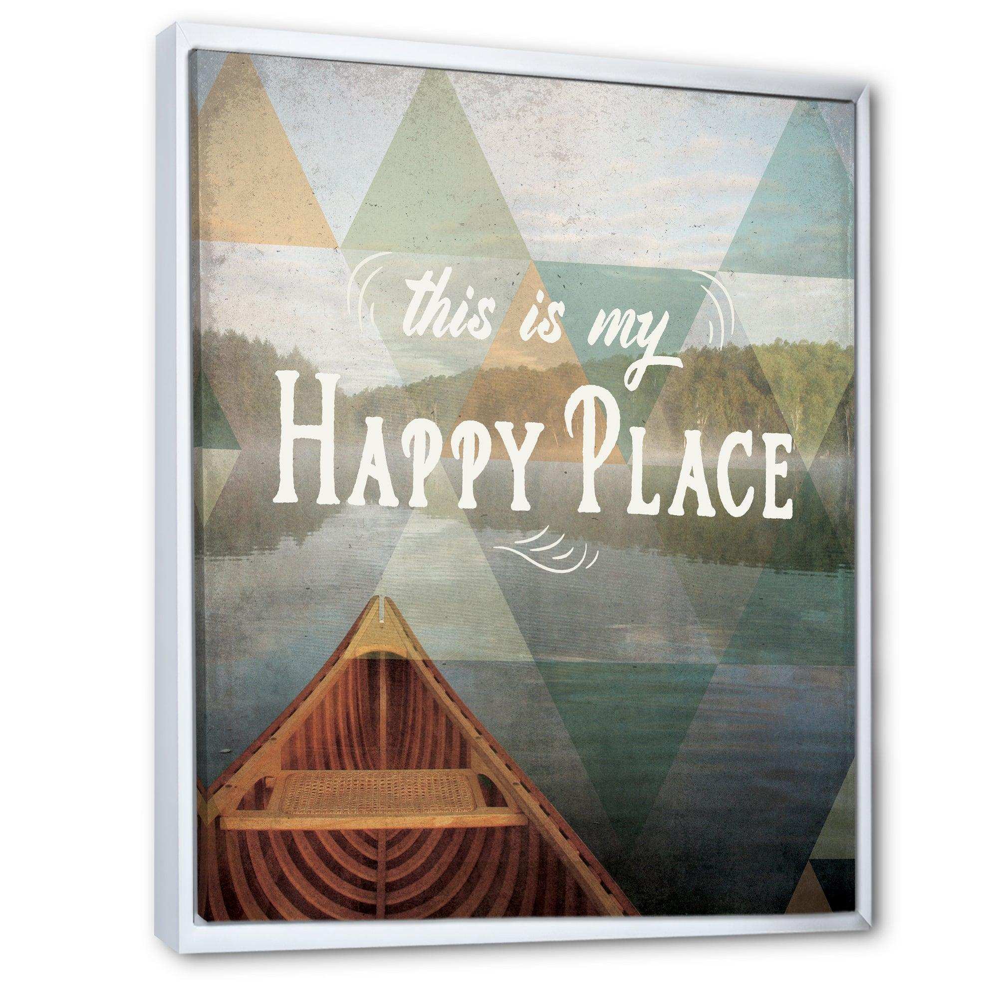 Lake House Happy Quote