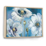White Flower on Blue II