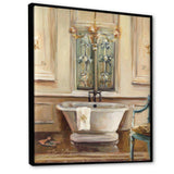 Vintage Paris Bathtub Painting