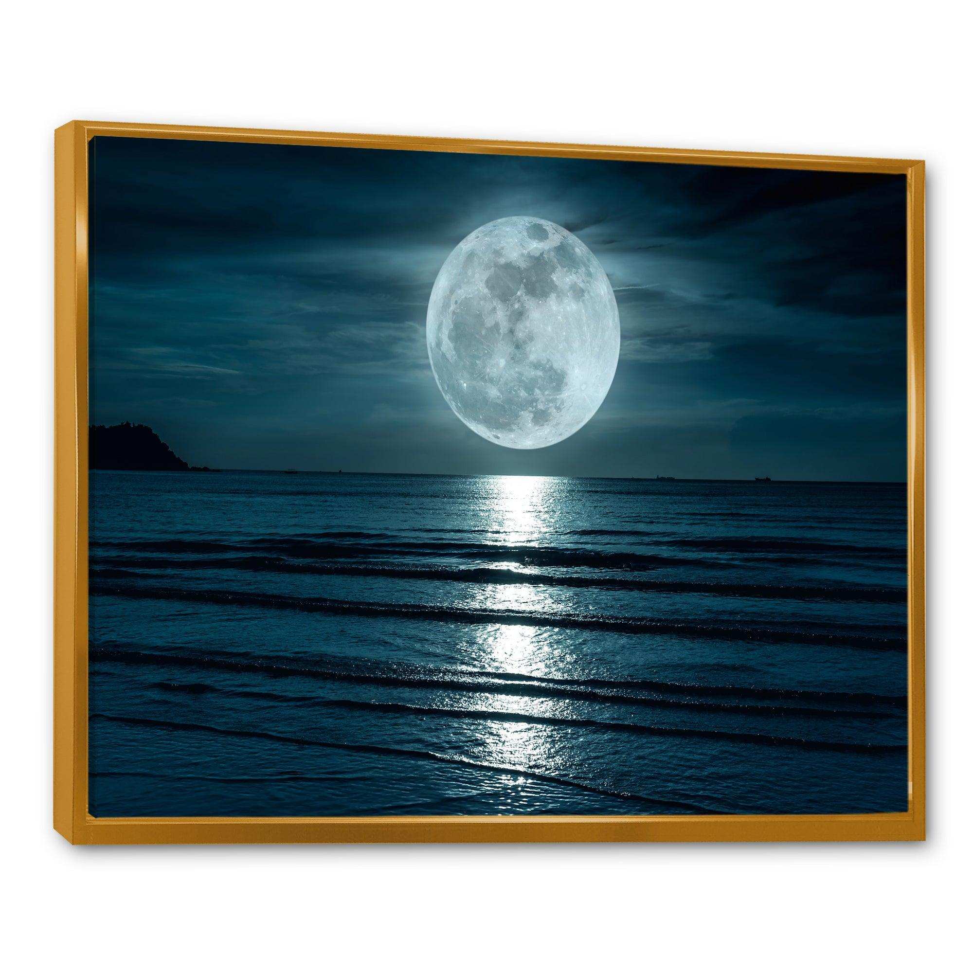Super Moon Over The Sea I