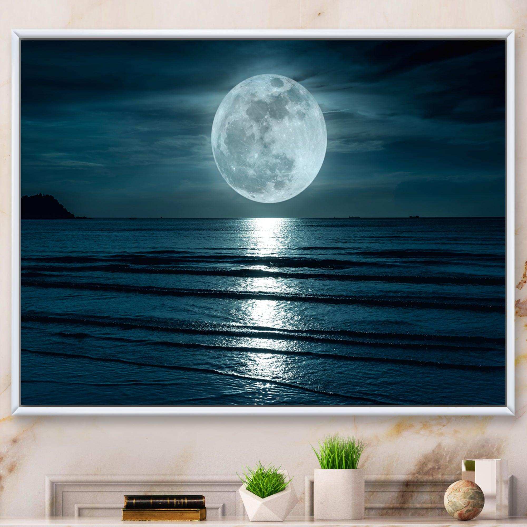 Super Moon Over The Sea I
