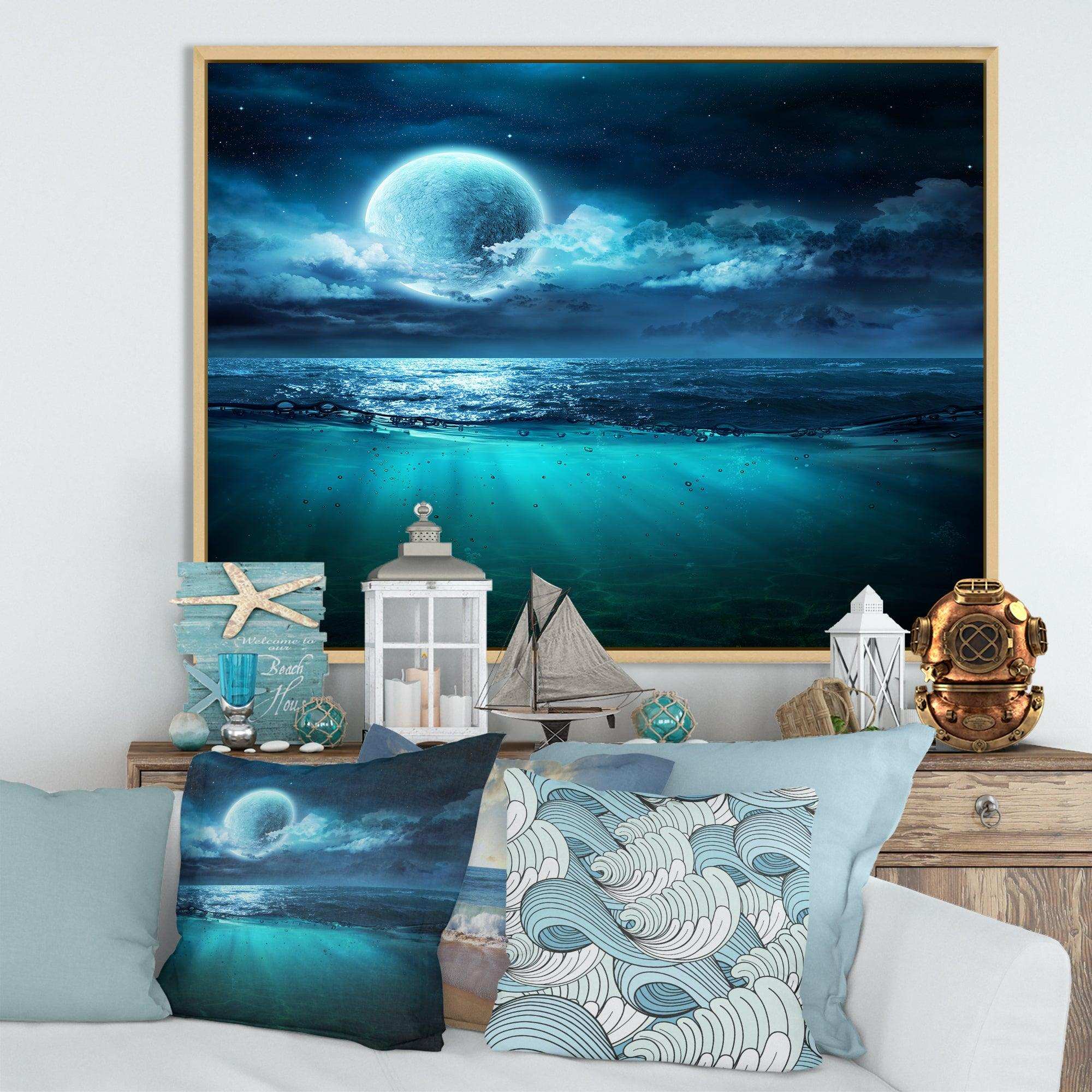Romantic Moon Over Deep Blue Sea II