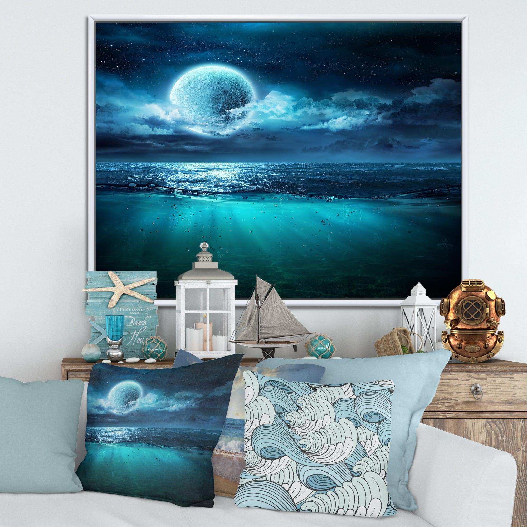 Romantic Moon Over Deep Blue Sea II