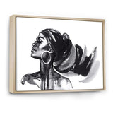 Monochrome Portrait of African American Woman IV