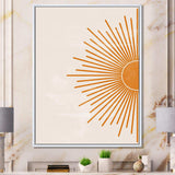 Orange Sun Print I