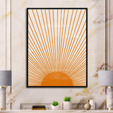 Orange Sun Print III