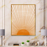Orange Sun Print III