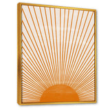 Orange Sun Print III